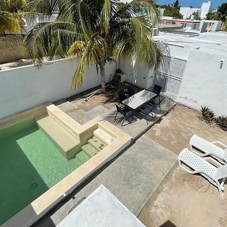 Вилла Casa Con Piscina En Chixchulub A 100 M De La Playa Чиксулуб Экстерьер фото
