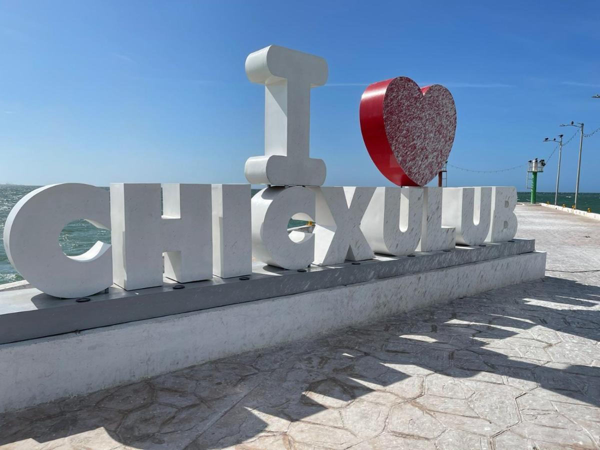 Вилла Casa Con Piscina En Chixchulub A 100 M De La Playa Чиксулуб Экстерьер фото