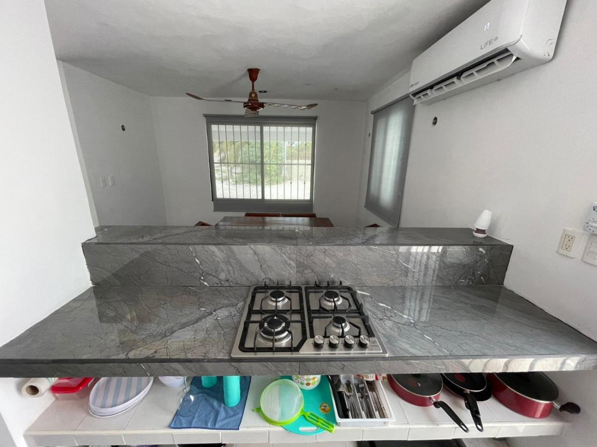 Вилла Casa Con Piscina En Chixchulub A 100 M De La Playa Чиксулуб Экстерьер фото