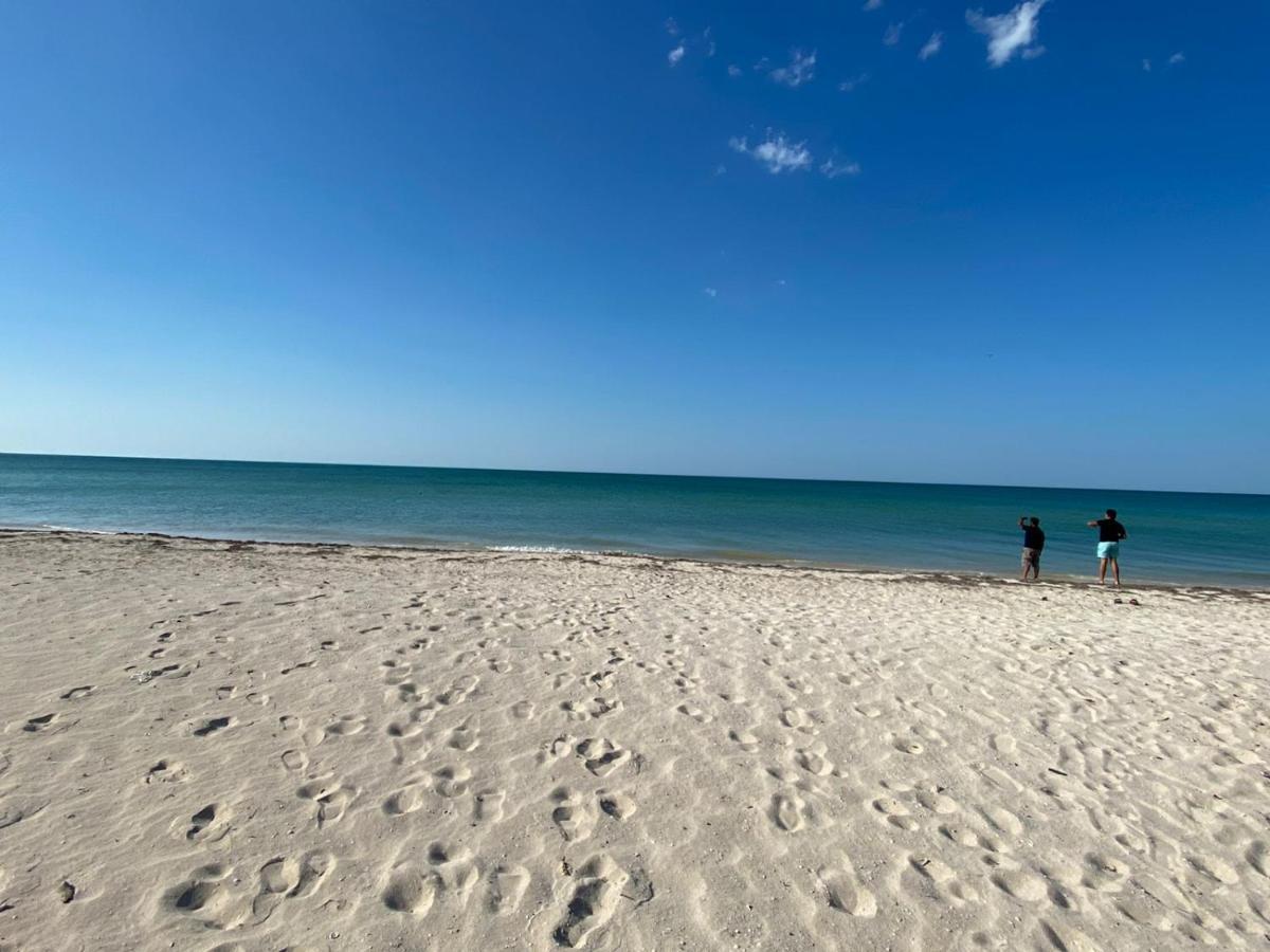 Вилла Casa Con Piscina En Chixchulub A 100 M De La Playa Чиксулуб Экстерьер фото