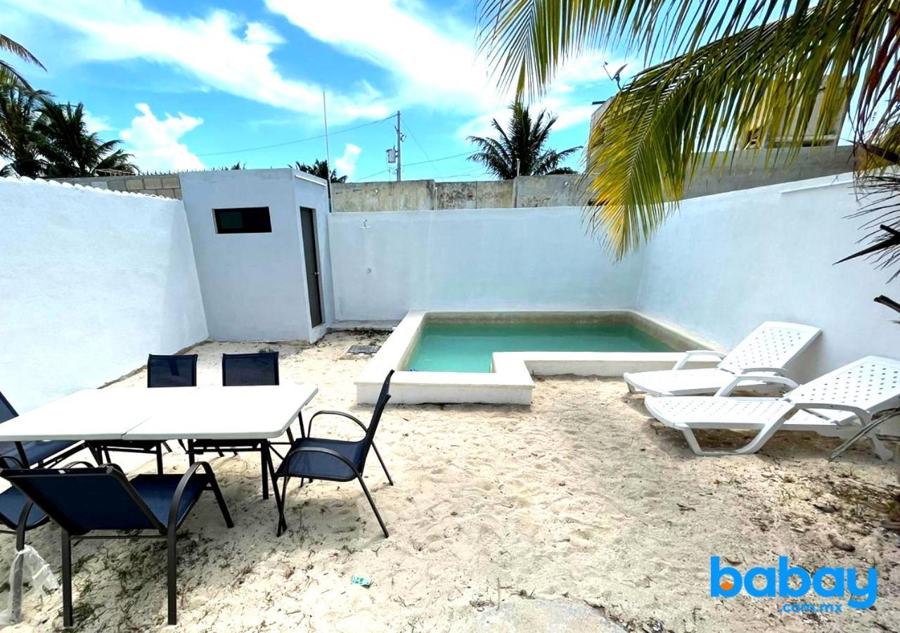 Вилла Casa Con Piscina En Chixchulub A 100 M De La Playa Чиксулуб Экстерьер фото