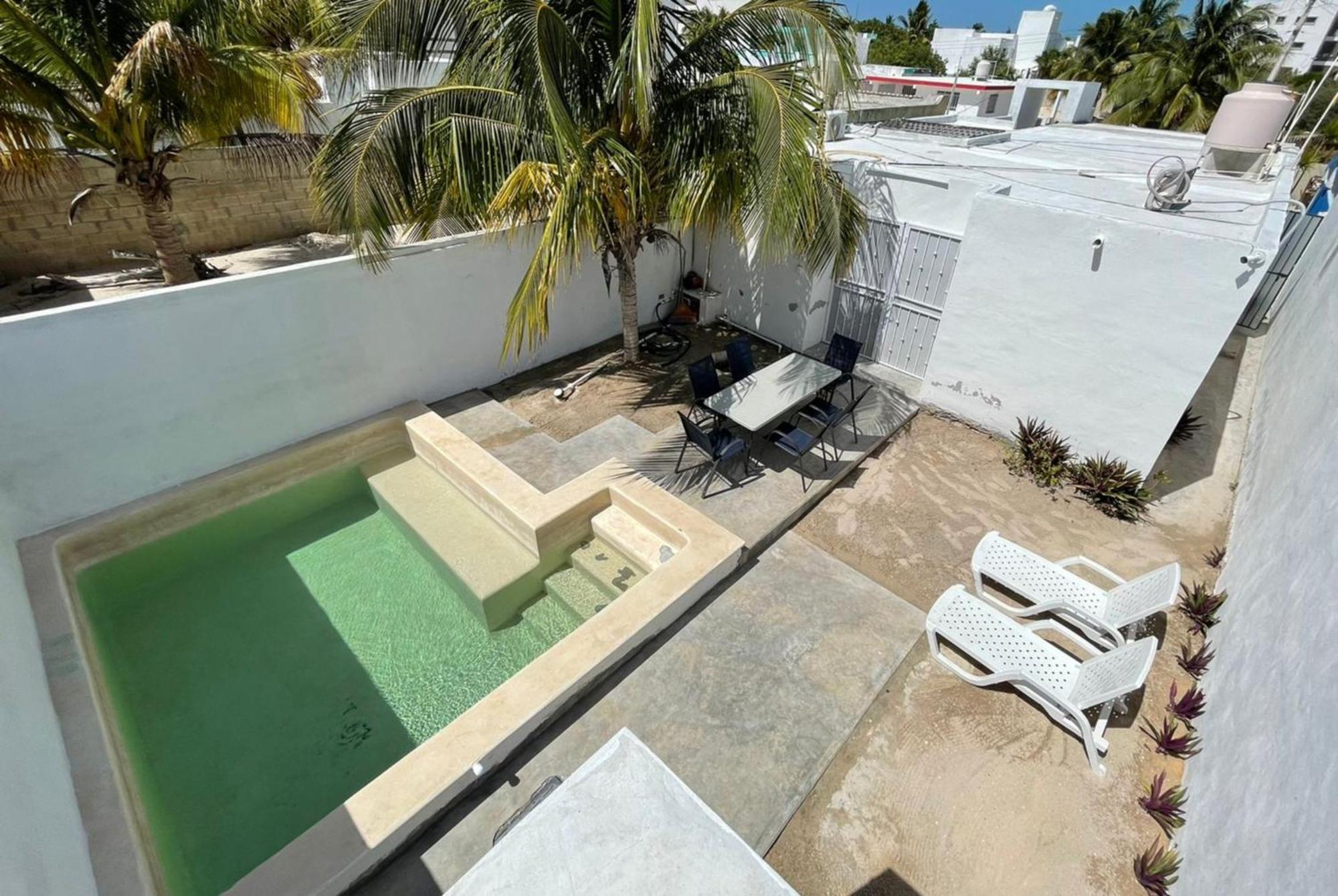 Вилла Casa Con Piscina En Chixchulub A 100 M De La Playa Чиксулуб Экстерьер фото